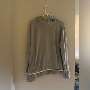 Grey athletic hoodie